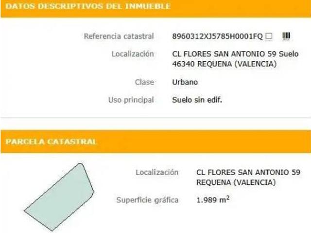 Terreno en venta en Los Ochandos, Requena