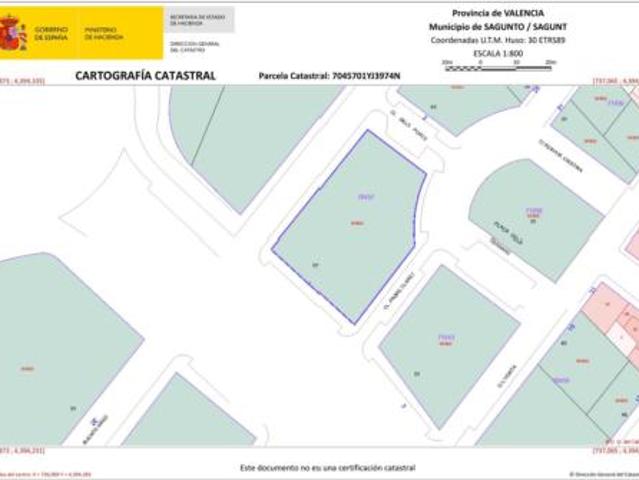 Terreno en venta en Baladre, Sagunt / Sagunto