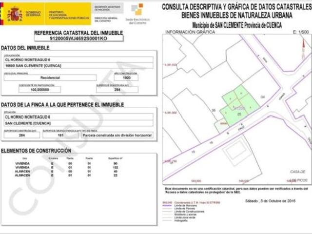 Terreno en venta en San Clemente, Cuenca