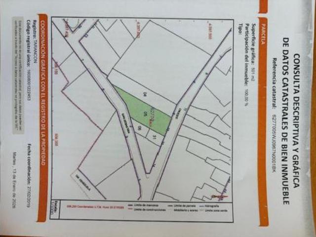 Terreno en venta en Villamayor de Santiago, Cuenca