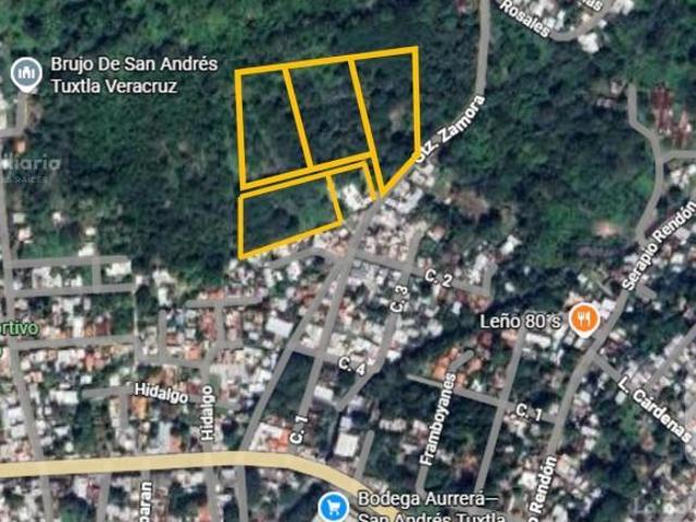 Terreno en venta en San Andrés Tuxtla, Veracruz