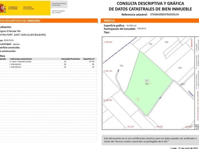 Terreno en venta en Pla de Mallorca, Baleares