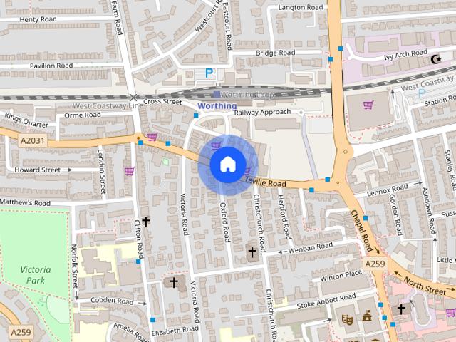 Apartment for rent in Worthing, West Sussex