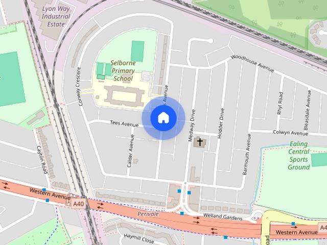 House for rent in London Borough of Ealing, Perivale