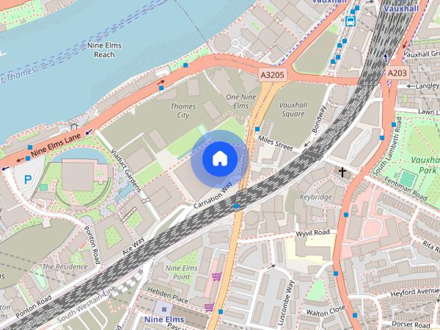 Apartment for rent in Nine Elms, Greater London