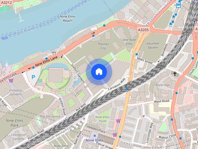 Apartment for rent in Nine Elms, Greater London
