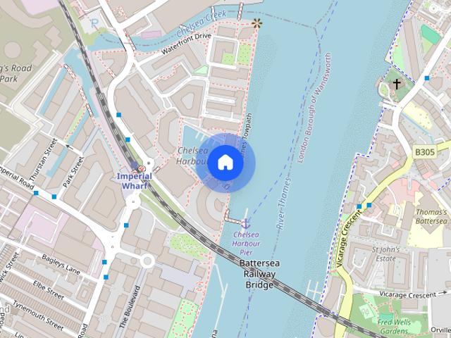 Apartment for rent in Brompton, Chelsea Harbour