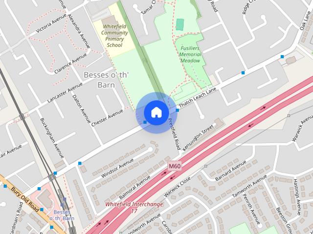 Apartment for rent in Whitefield, Bury