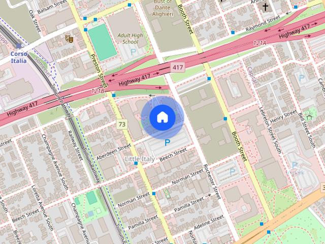 Apartment for rent in Little Italy, Ottawa