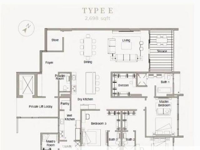 Condominium for rent in Pulau Tikus, George Town