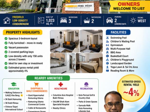 Condominium for sale in Alam Impian, Selangor