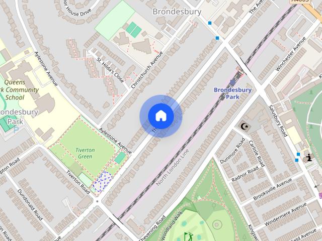 Apartment for rent in Brondesbury, Greater London