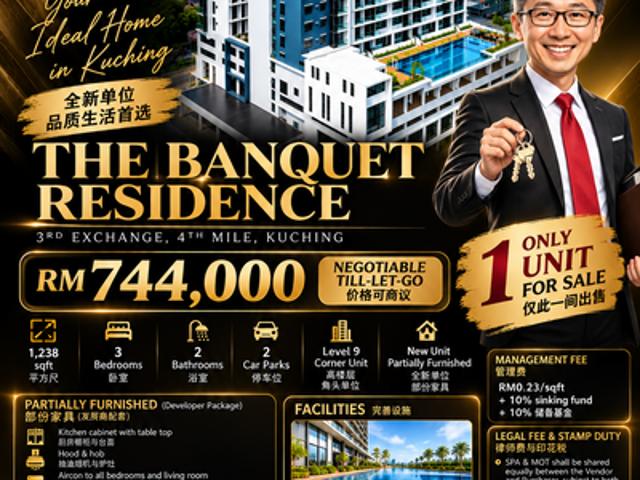 Condominium for sale in Kuching, Bahagian Kuching