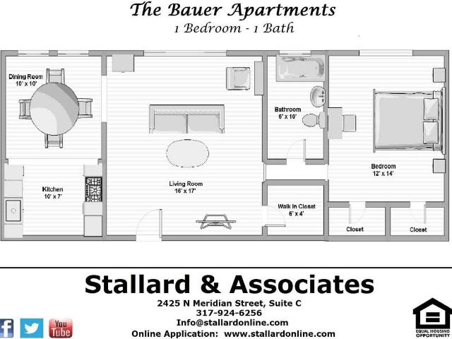 Apartment for rent in Camby, Indiana