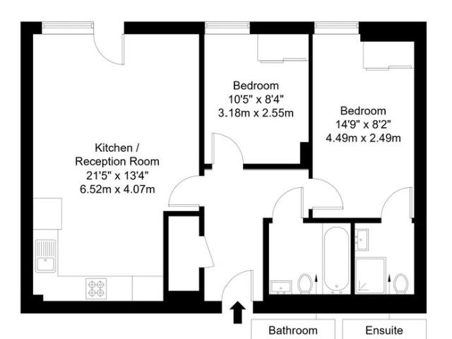 Apartment for rent in The Stow, Harlow