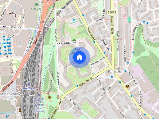 Room for rent in Park Hill, South Yorkshire