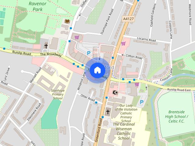 Apartment for rent in London Borough of Ealing, Greenford
