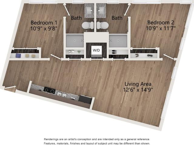 Apartment for rent in Detroit, Michigan