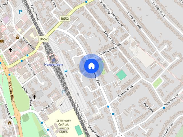 Apartment for rent in Hatching Green, Five Acres