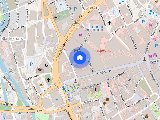 Apartment for rent in Leicester, Black Friars