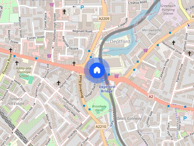 Apartment for rent in London Borough of Lewisham, Deptford