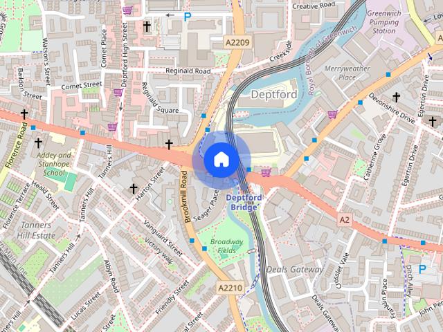 Apartment for rent in London Borough of Lewisham, Deptford