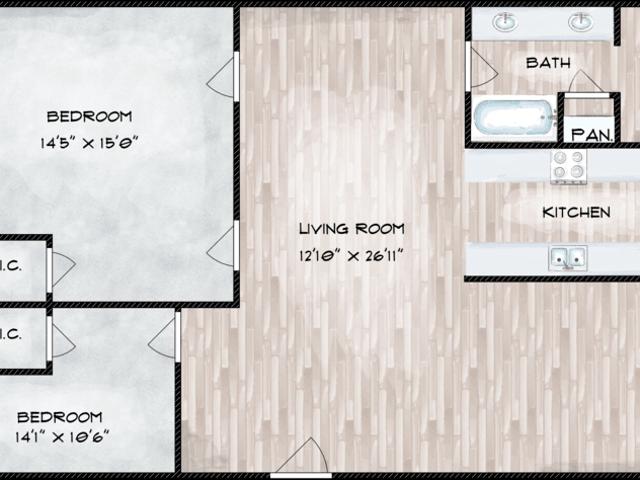 Apartment for rent in Tulsa, Tulsa County