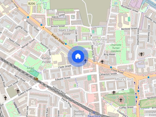 Apartment for rent in London Borough of Lewisham, New Cross