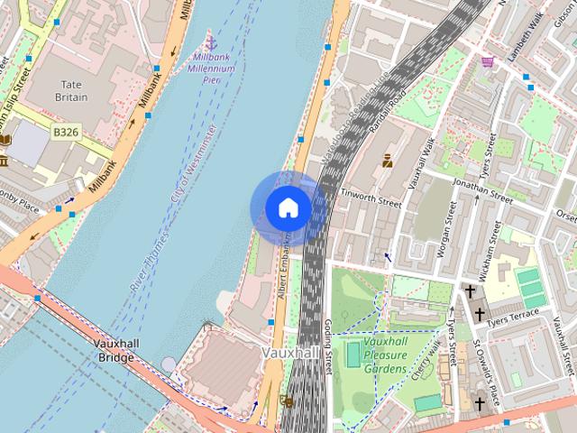 Apartment for rent in Vauxhall, Cat Hill