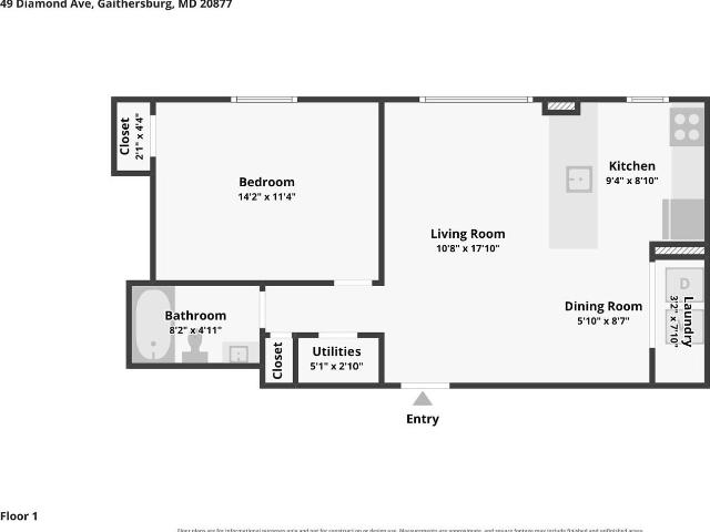 Apartment for rent in Gaithersburg, Maryland