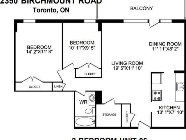 Apartment for rent in Woburn, Ontario