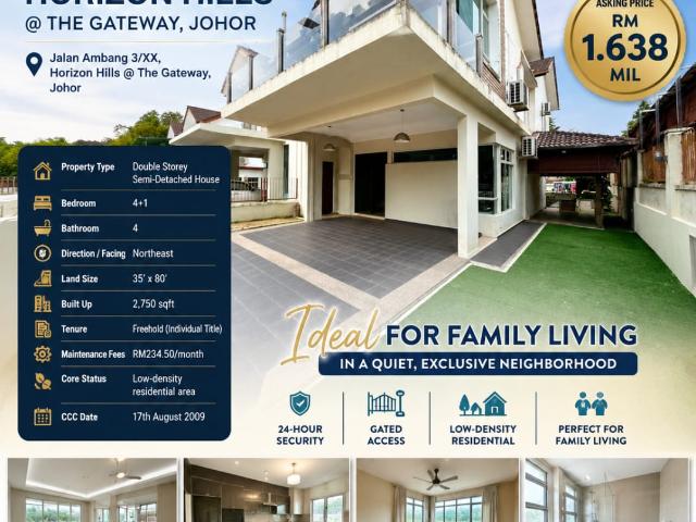 Residential House for sale in Pulai, Bukit Ledang