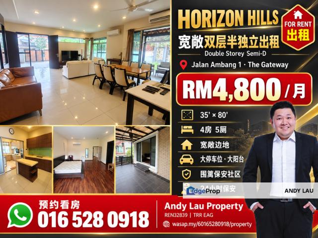 House for rent in The Gateway, Iskandar Puteri