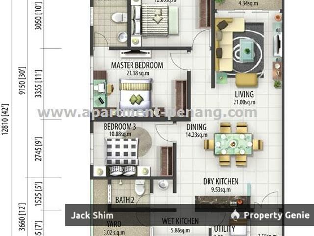 Condominium for sale in Mukim 13, Georgetown