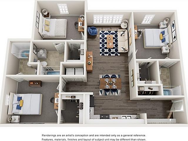 Apartment for rent in Statesboro, Georgia