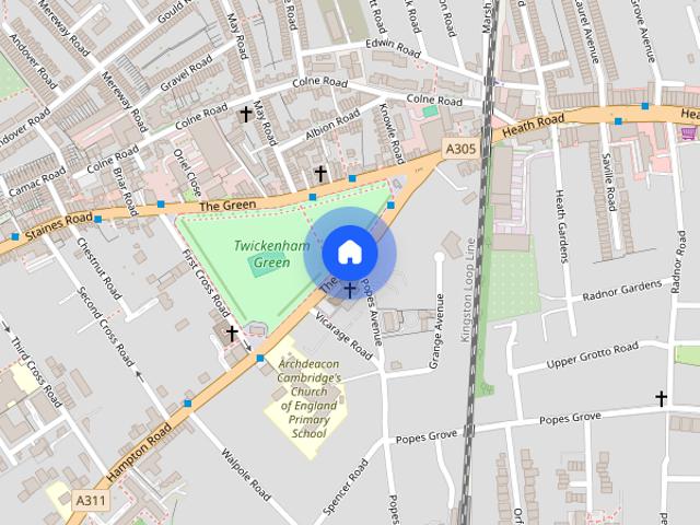 Apartment for rent in Strawberry Hill, Greater London