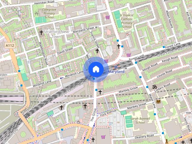 Apartment for rent in Maryland, Greater London