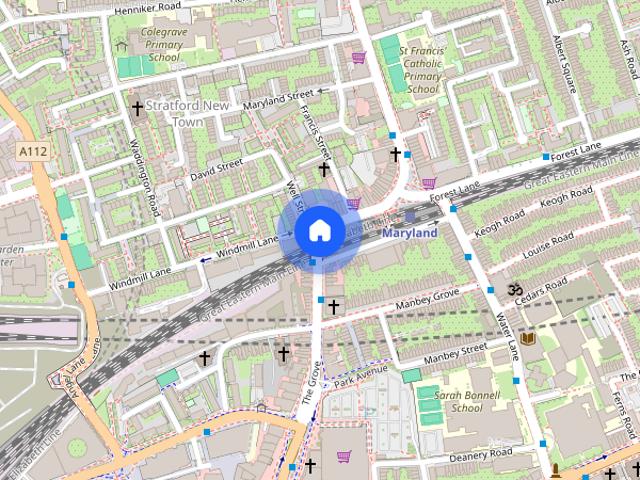 Apartment for rent in Maryland, Greater London