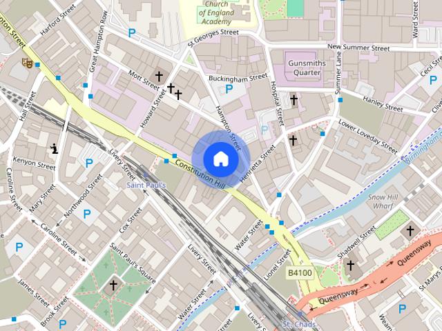 Apartment for rent in Birmingham, Jewellery Quarter