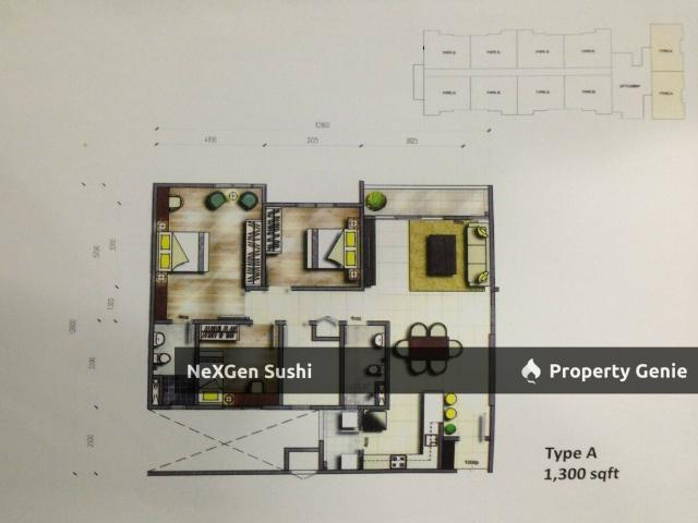 Apartment for rent in Kepong, Kuala Lumpur