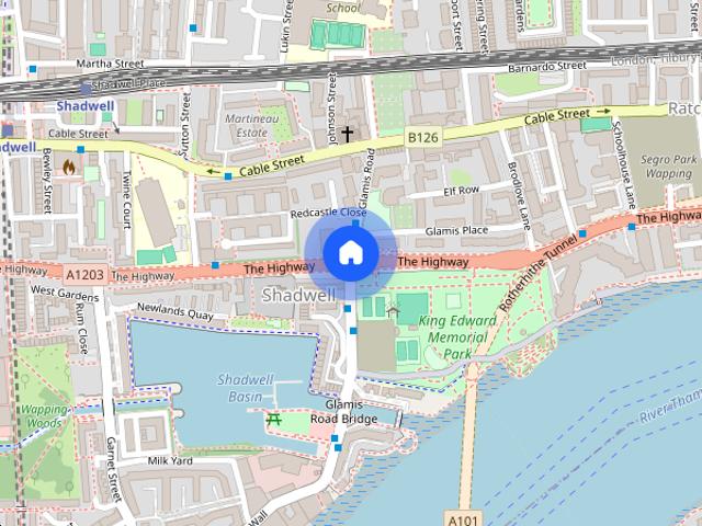 Apartment for rent in Ratcliffe, Shadwell