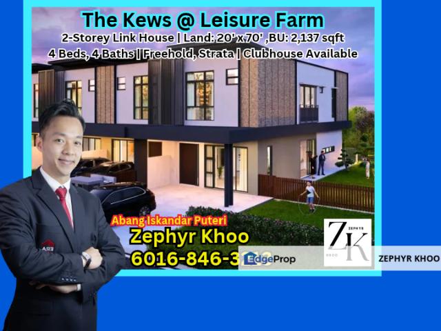 House for sale in Leisure Farm, Iskandar Puteri