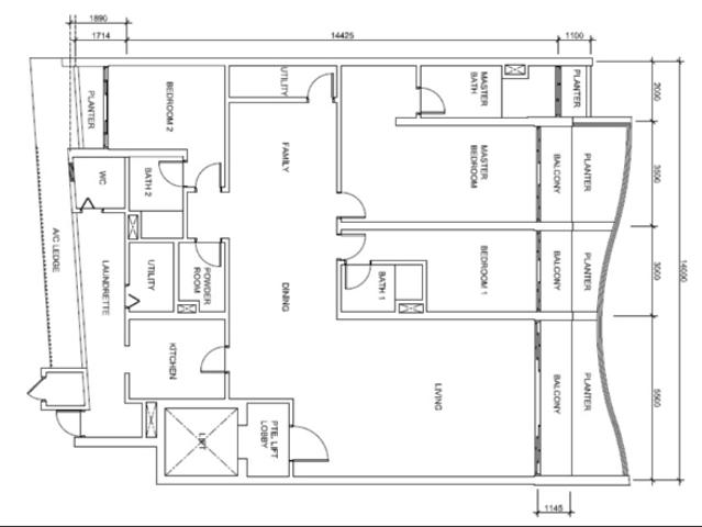 Apartment for rent in Georgetown, Penang
