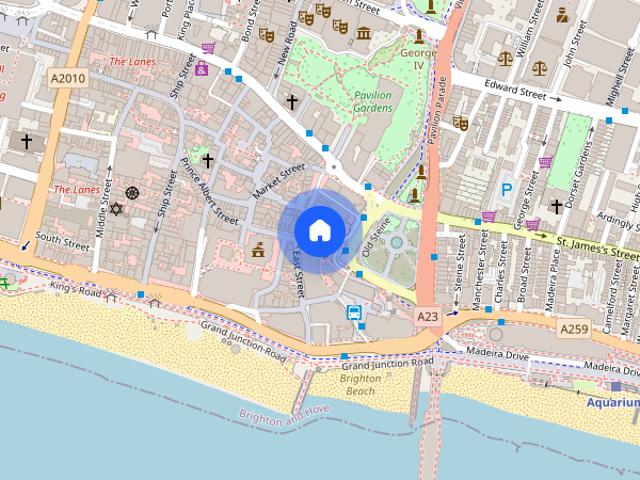 Studio for rent in Queen's Park, Brighton & Hove