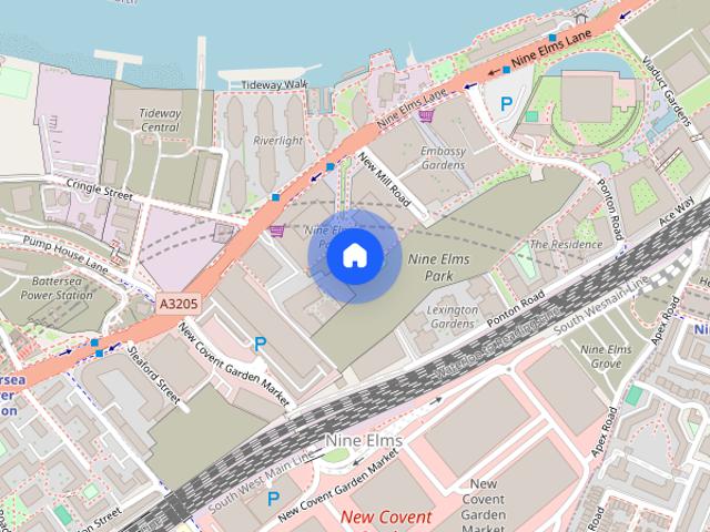 Apartment for rent in Nine Elms, Greater London