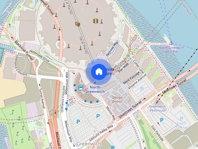 Apartment for rent in Greenwich Peninsula, Greater London