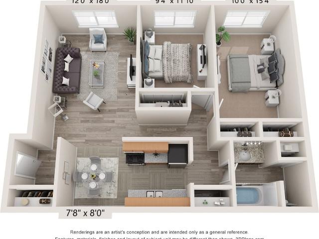 Apartment for rent in Oak Park, Michigan