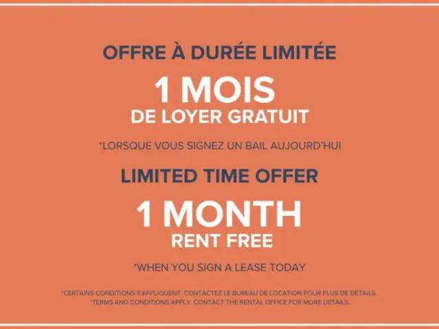 Apartment for rent in Mont-royal, Quebec