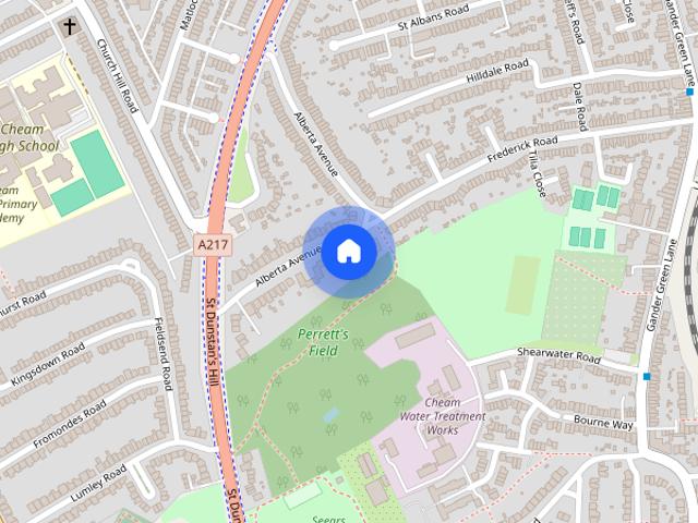 House for rent in London Borough of Sutton, Greater London