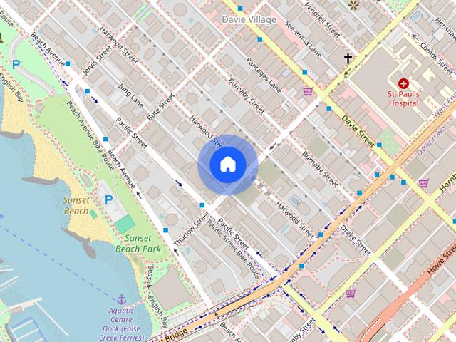 Apartment for rent in Davie Village, Vancouver